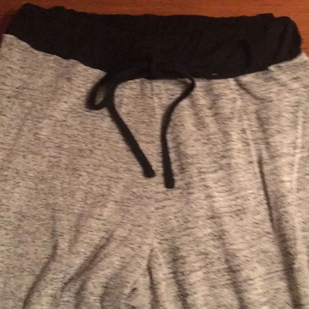 Grey side stripe terry joggers - Picture 4 of 5